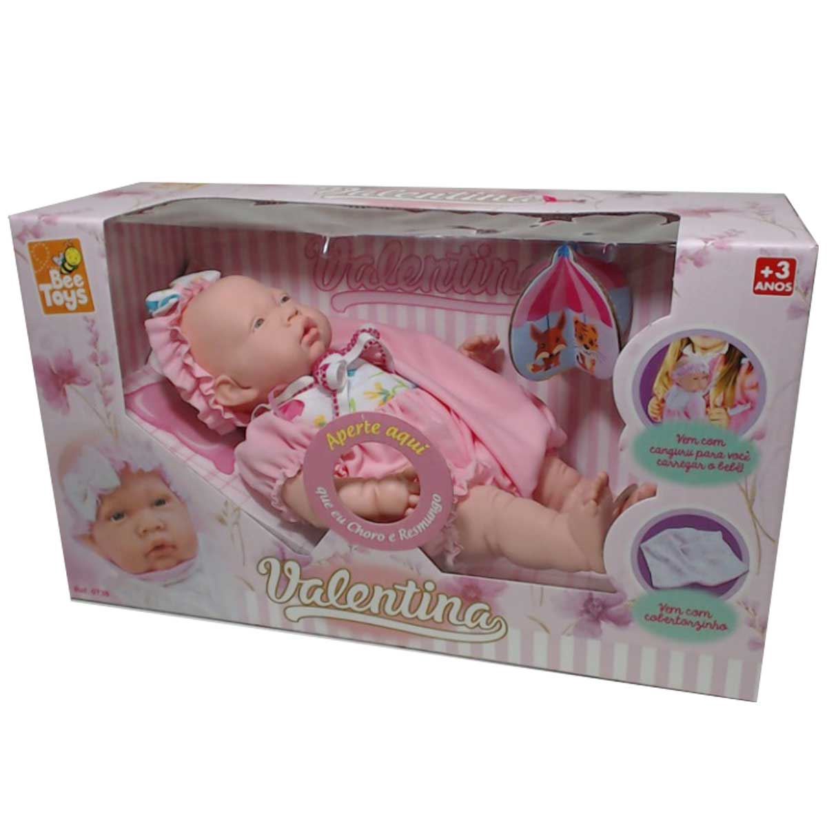 Boneca Valentina Com Canguru Bee Toys Havan Boneca Valentina Com Canguru Bee Toys Havan