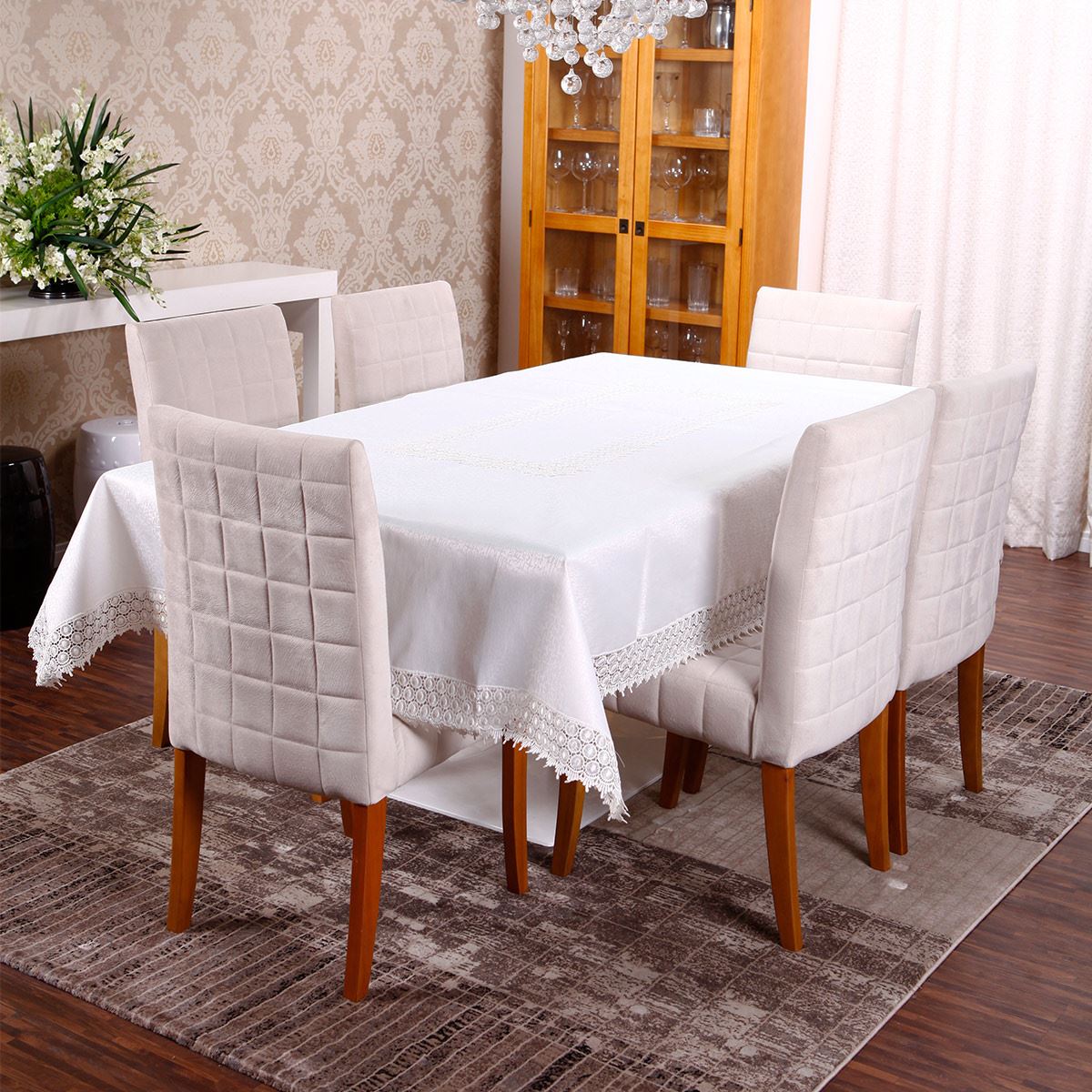 Toalha De Mesa Retangular 1 60×2 50m Renda Gr Cia Finecasa Havan Toalha De Mesa Retangular 1 60×2 50m Renda Gr Cia Finecasa Havan