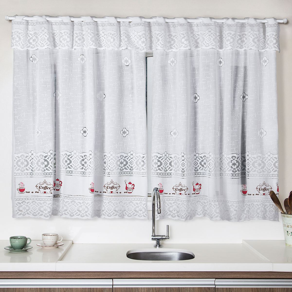 Cortina Cozinha Renda Valencia 2 00×1 20m Com Band Branco Havan Cortina Cozinha Renda Valencia 2 00×1 20m Com Band Branco Havan