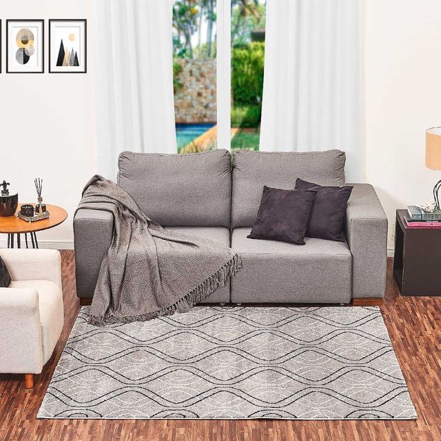 Tapete Dubhai 1,33x1,90m para Quarto e Sala Mescla Menor preço em Tapete Dubhai 1,33x1,90m para Quarto e Sala Mescla