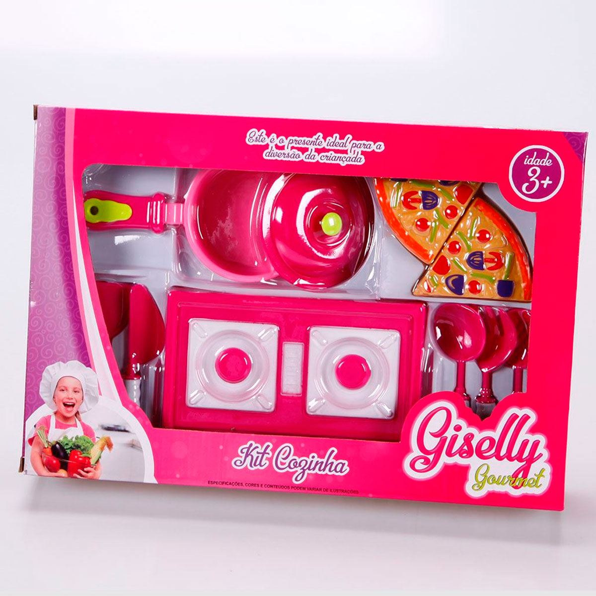 Kit Cozinha Giselly Gourmet Yoyo Kids Pink Havan Kit Cozinha Giselly Gourmet Yoyo Kids Pink Havan