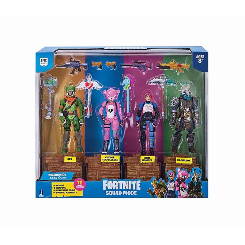 bonecos fortnite esquadrao com 04 figuras 2059 sunny havan mobile - desenhos para colorir e imprimir do fortnite