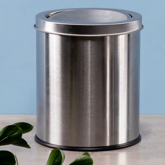 Menor preço em Lixeira Basculante Inox 5 Litros Solecasa - DIVERSOS